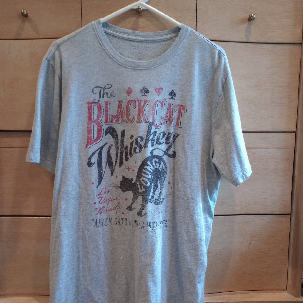 Sonoma Black Cat Whiskey Lounge T-Shirt - L